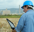 Engineer in Field